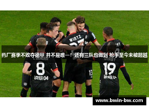药厂赛季不败夺德甲 并不是唯一！还有三队也做到 枪手至今未被超越