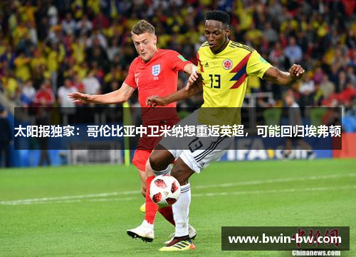 太阳报独家：哥伦比亚中卫米纳想重返英超，可能回归埃弗顿